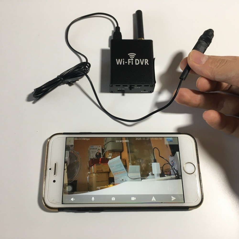 Moduł szpiegowski WiFi P2P Monitoring na żywo - kamera otworkowa