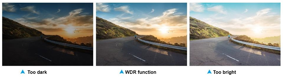 WDR - szeroki zakres dynamiczny - kamery samochodowe