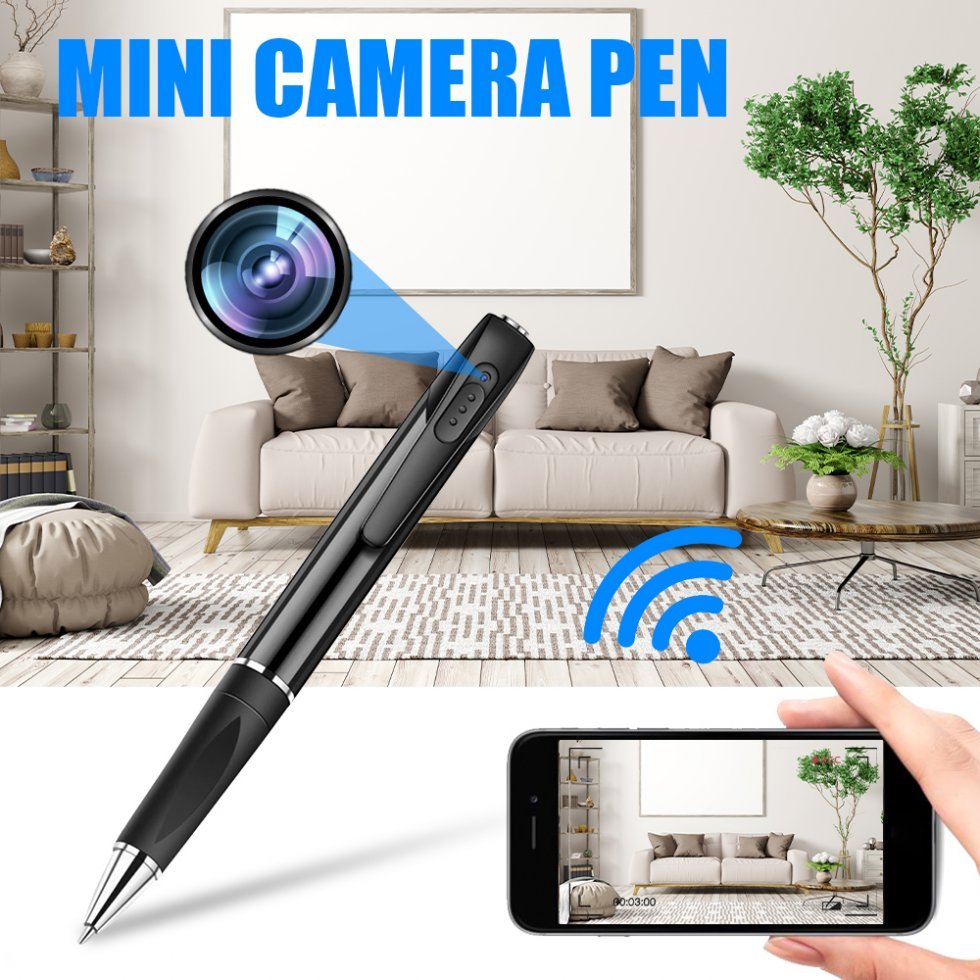 Długopis kamery szpiegowskiej FULL HD WiFi (P2P)