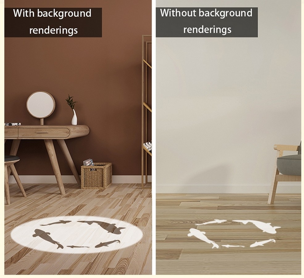 Gobo - projekcja Twojego logo na ścianie i podłodze