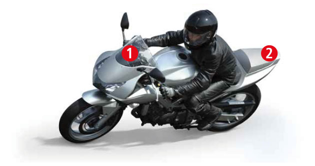System bezpieczeństwa motocykli