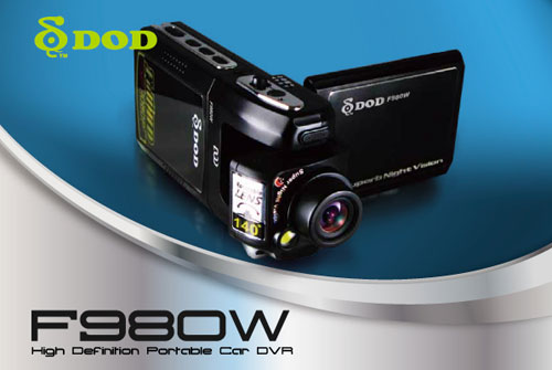 Kamera pokładowa w samochodzie - DOD F980W