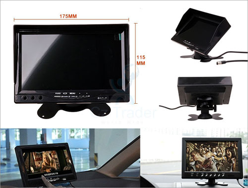 monitor cyfrowy z kamerą cofania
