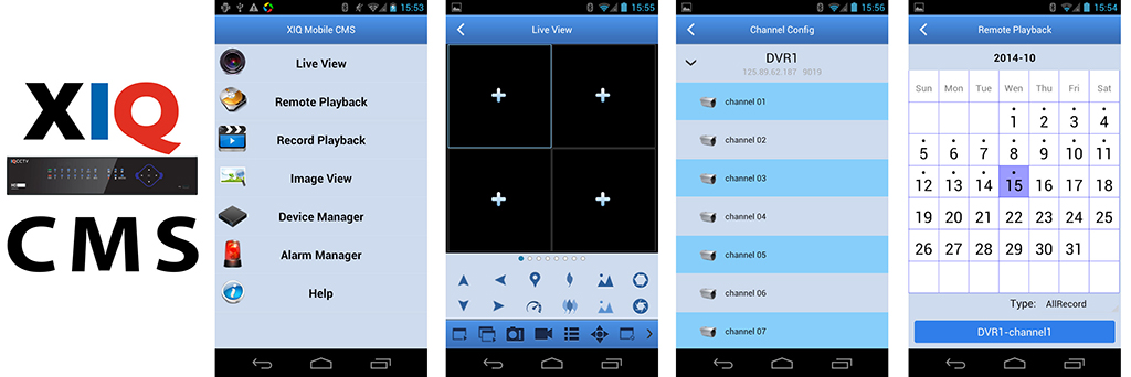 Aplikacja mobilna CMS XIQ 1