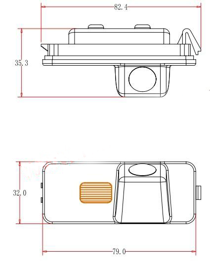 Kamera cofania dla VW i Škoda Superb