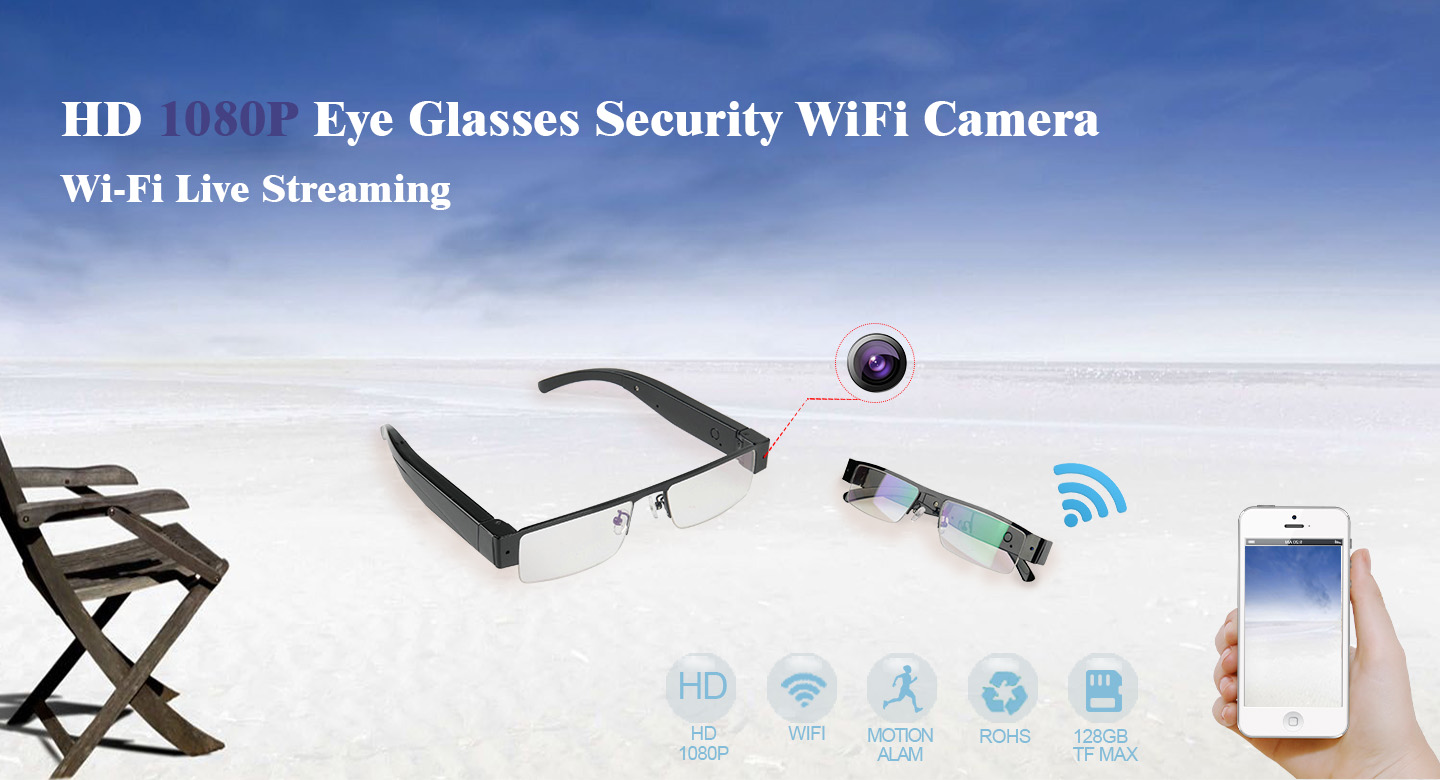 eleganckie okulary z obsługą wifi i P2P