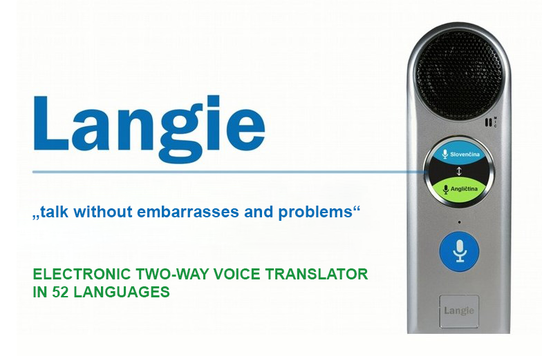 elektroniczny tłumacz głosu langie
