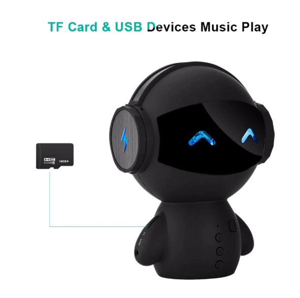 Głośnik bluetooth obsługuje odtwarzanie MP3 z karty TF;