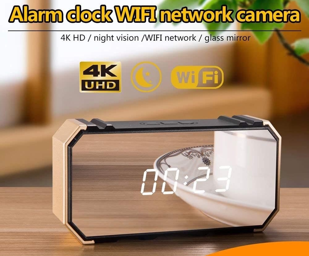 Kamera wifi 4K w budziku