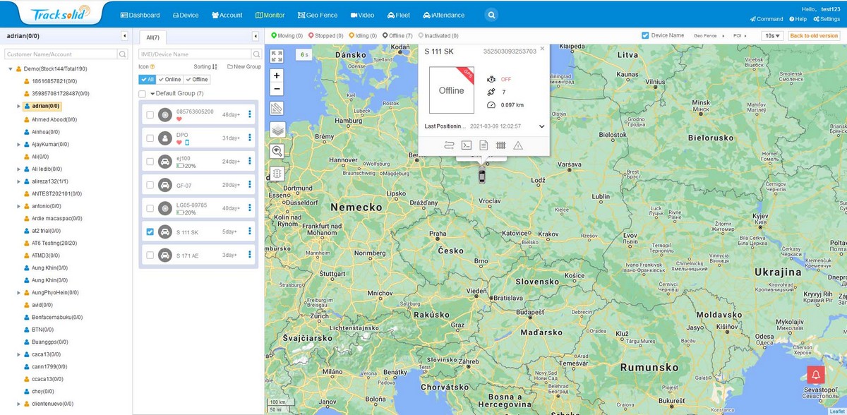 śledzenie pojazdów profio x5 gps