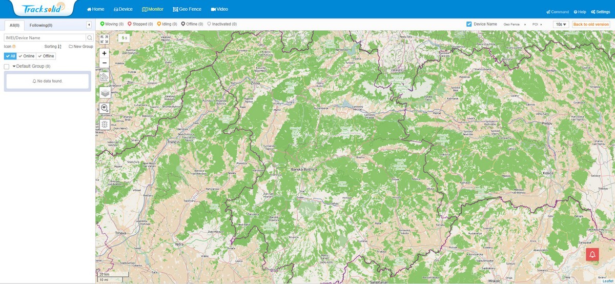 tracksolid - licencja na śledzenie kamery