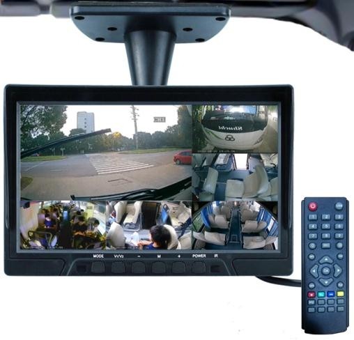 Monitor samochodowy dvr z podglądem na żywo GPS + kamer