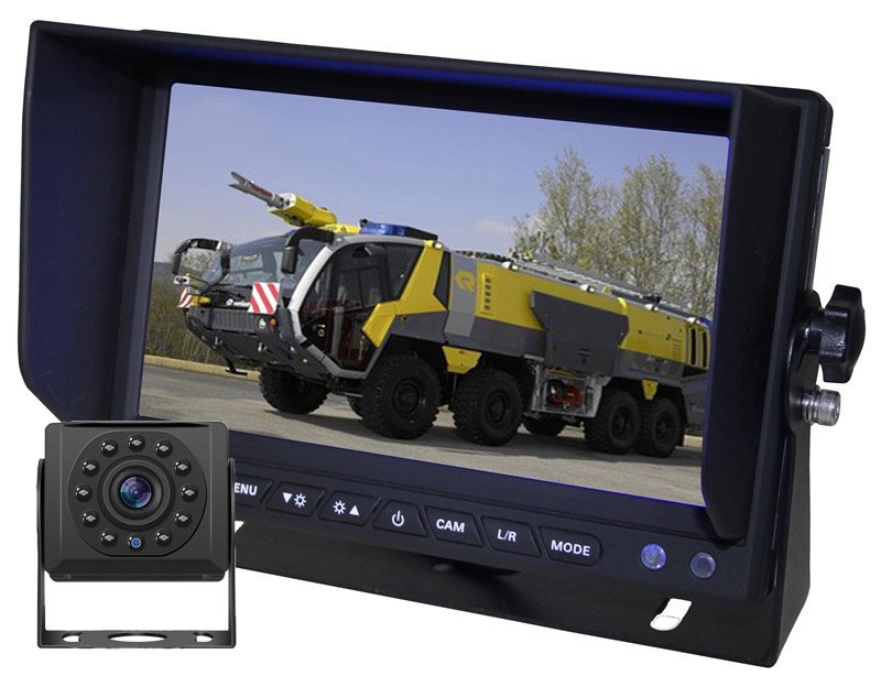 kamery parkingowe z monitorem 7" AHD