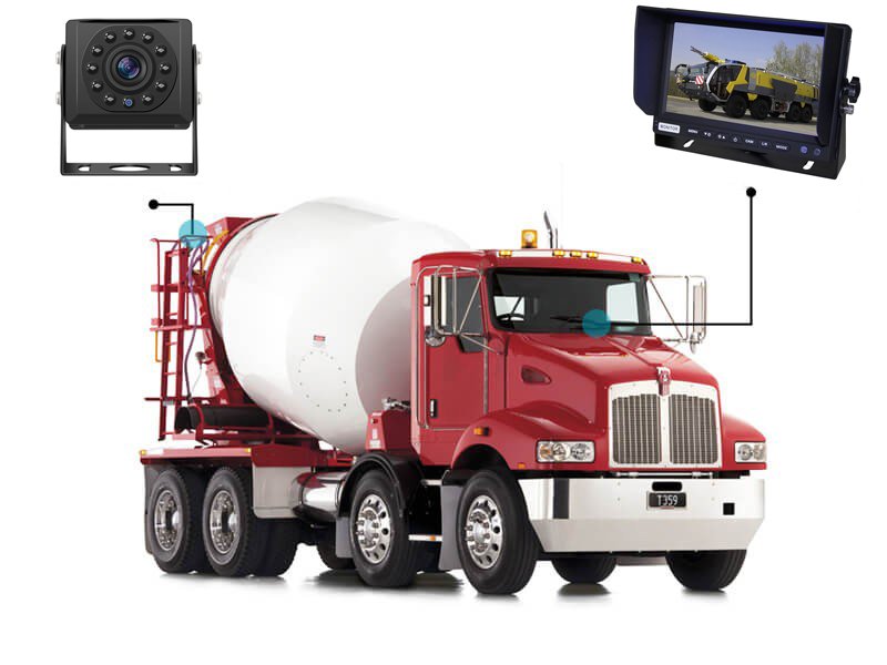 system kamer cofania i parkowania dla samochodów ciężarowych