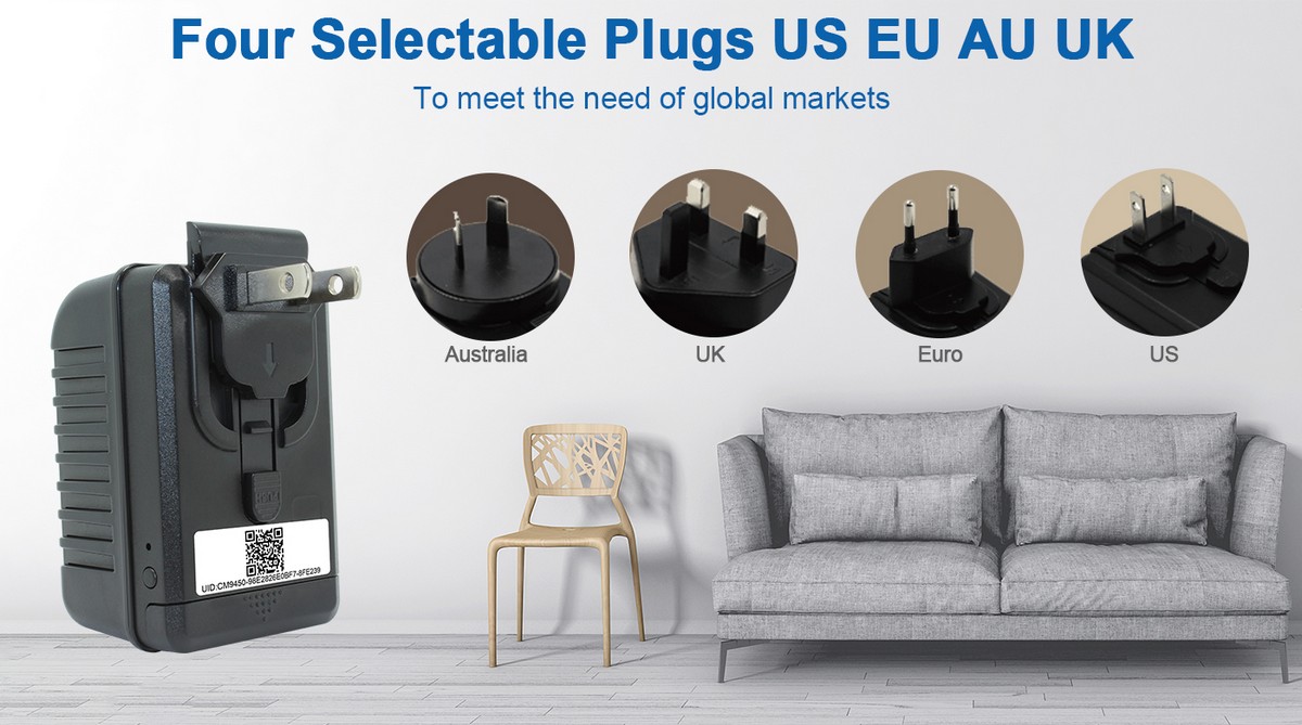 adapter usb z kamerą - US EU AU UK