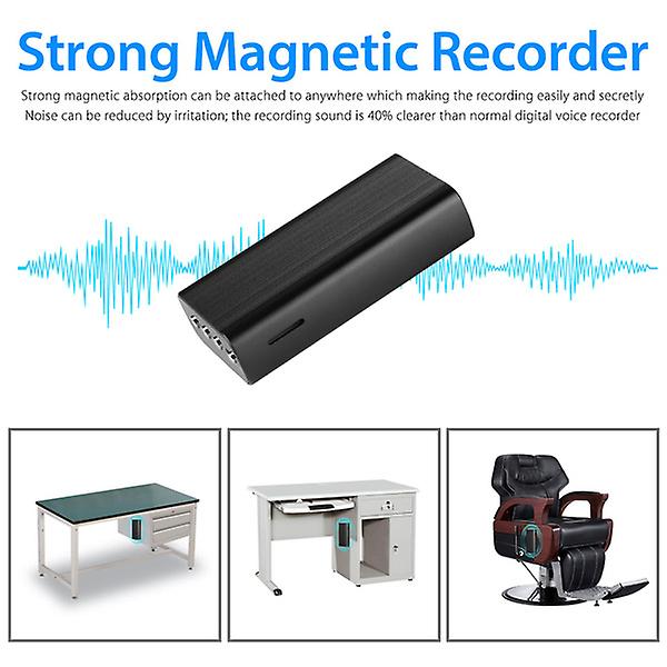 rejestrator dźwięku z magnesem - szpiegowski dyktafon audio
