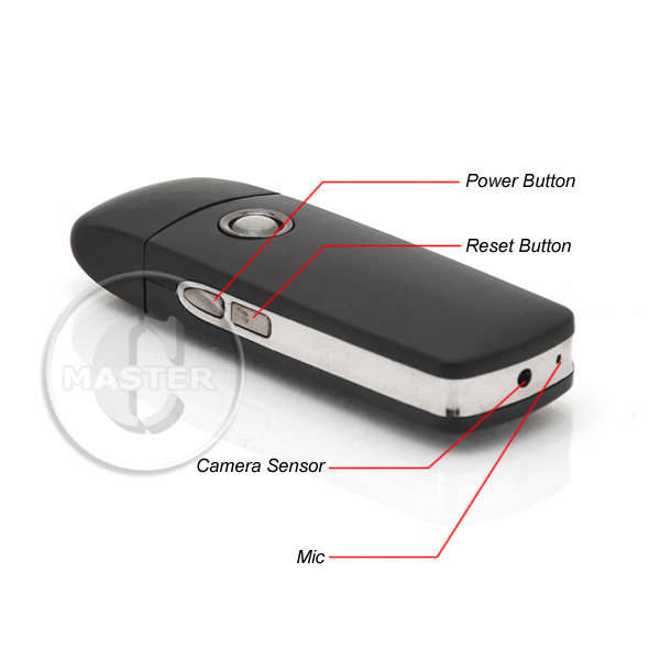 Kamera szpiegowska w kluczu USB z detekcją ruchu