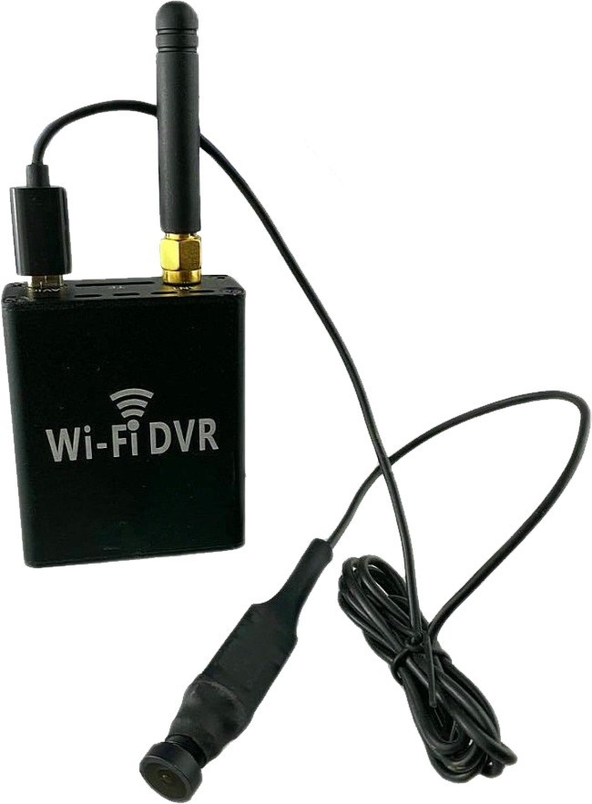 Szerokokątna kamera otworkowa typu rybie oko Kąt 130° z FULL HD i mikrofonem + moduł WiFi DVR