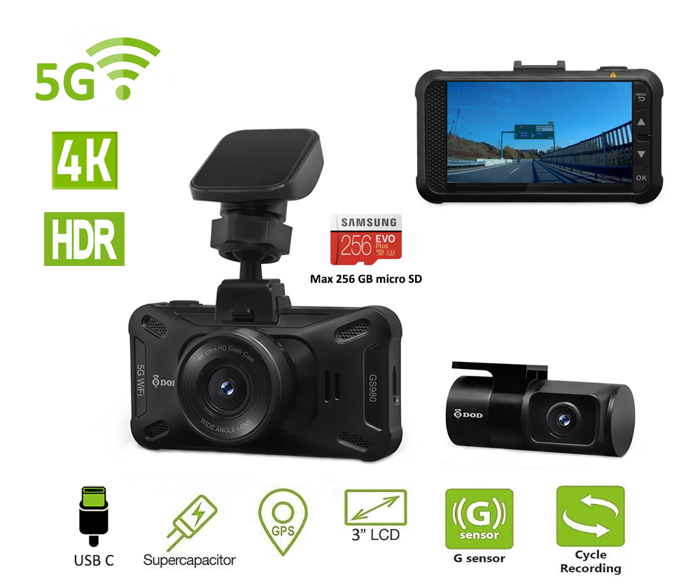 Najlepsza kamera samochodowa 4k 5G z GPS